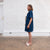 BIBICO Wren Pull on Dress in Textured Denim