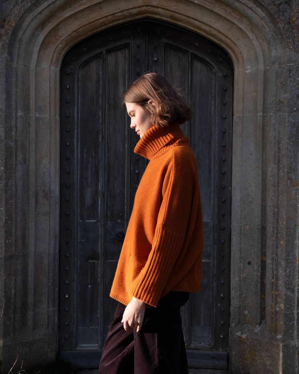 BIBICO Adela Jumper in Oxide (Burnt Orange)