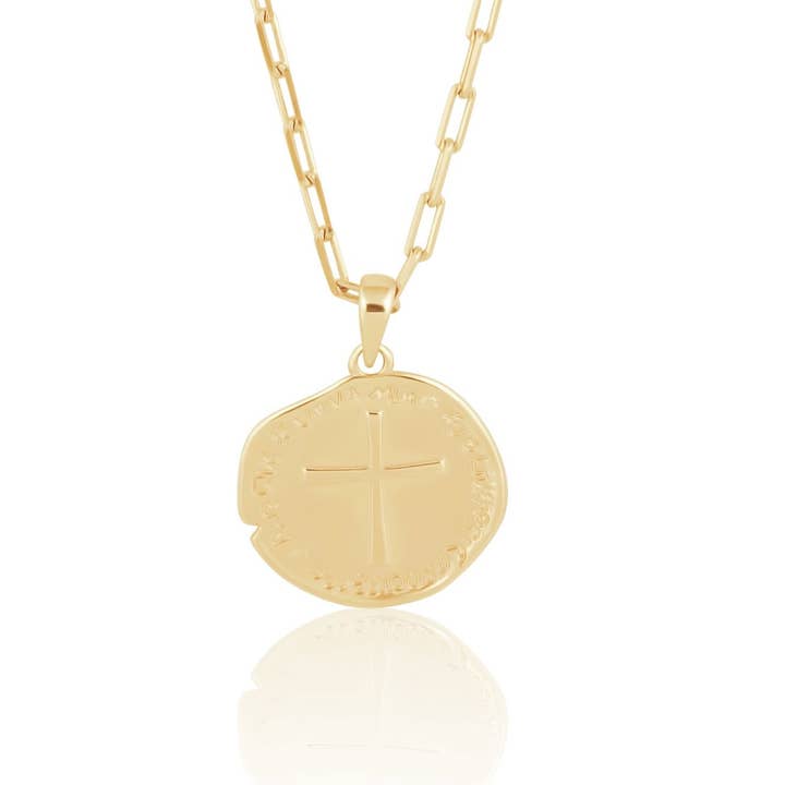 SAHIRA Amelia Coin Necklace - 30mm
