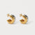 SAHIRA Kylie Two-Tone Hoops