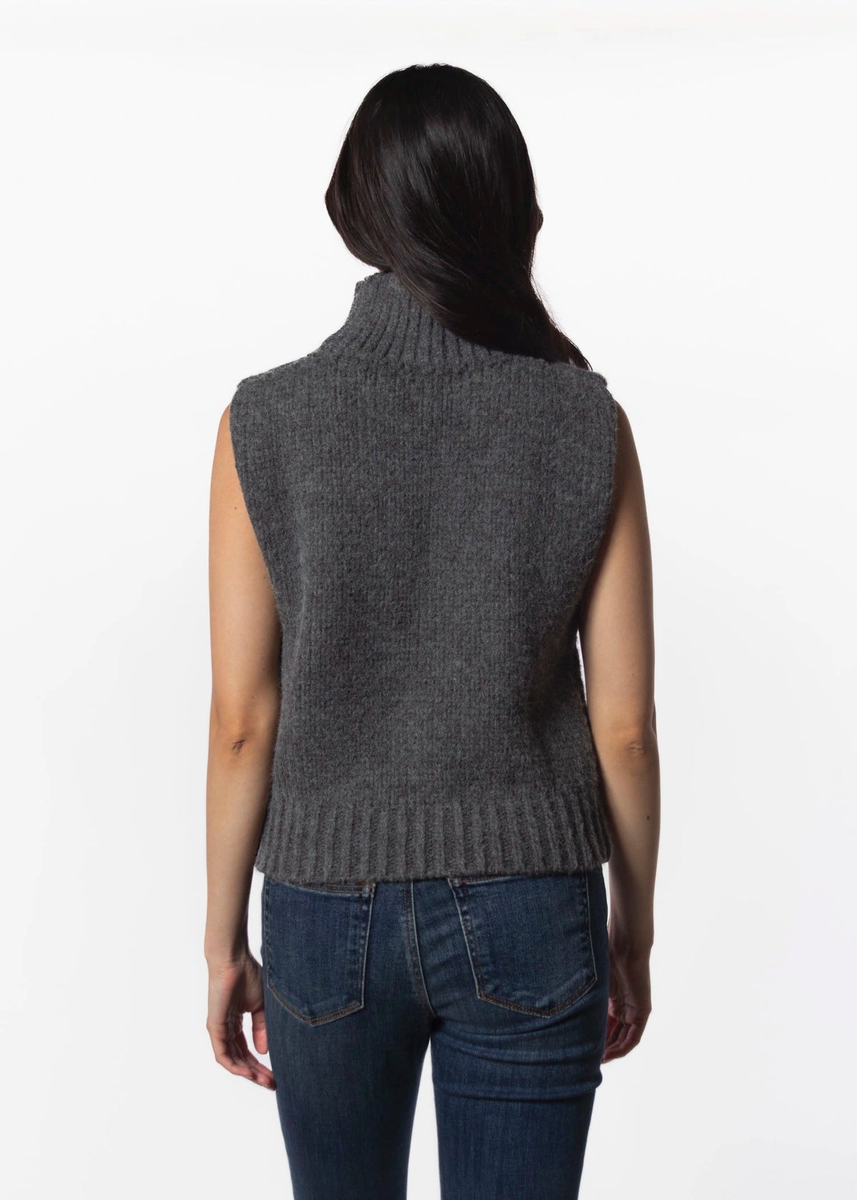 DELUC George Turtleneck Knit Vest