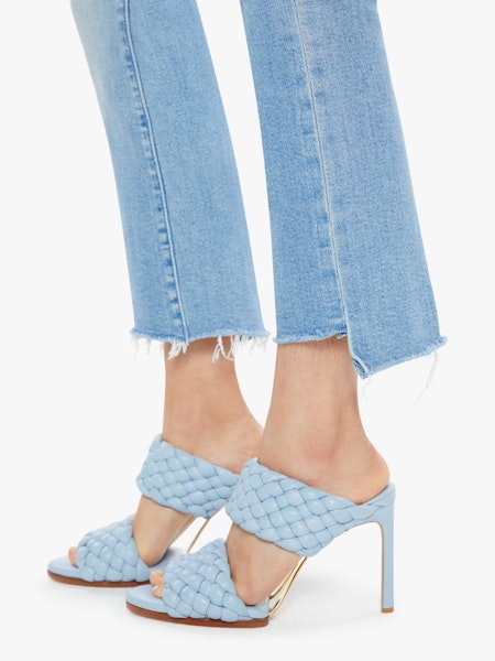 Mother Insider Crop Step Fray in Can You Dig It