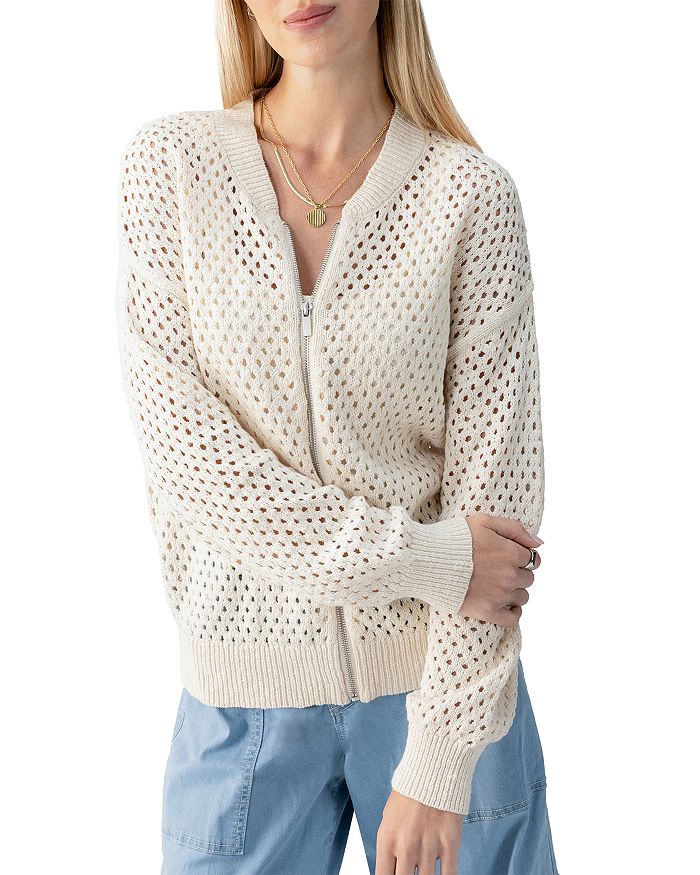Sanctuary Open Knit Bomber