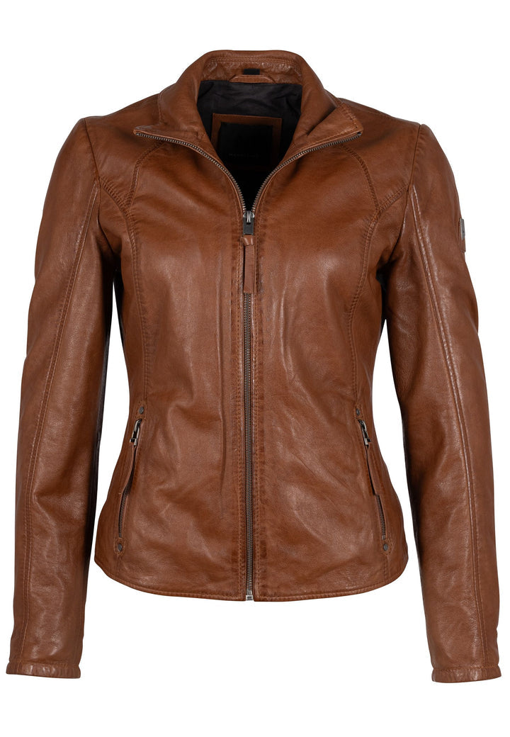 Mauritius Leather Else 2 RF Jacket in Cognac
