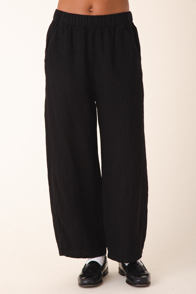 Prairie Underground Linen Work Pant Black
