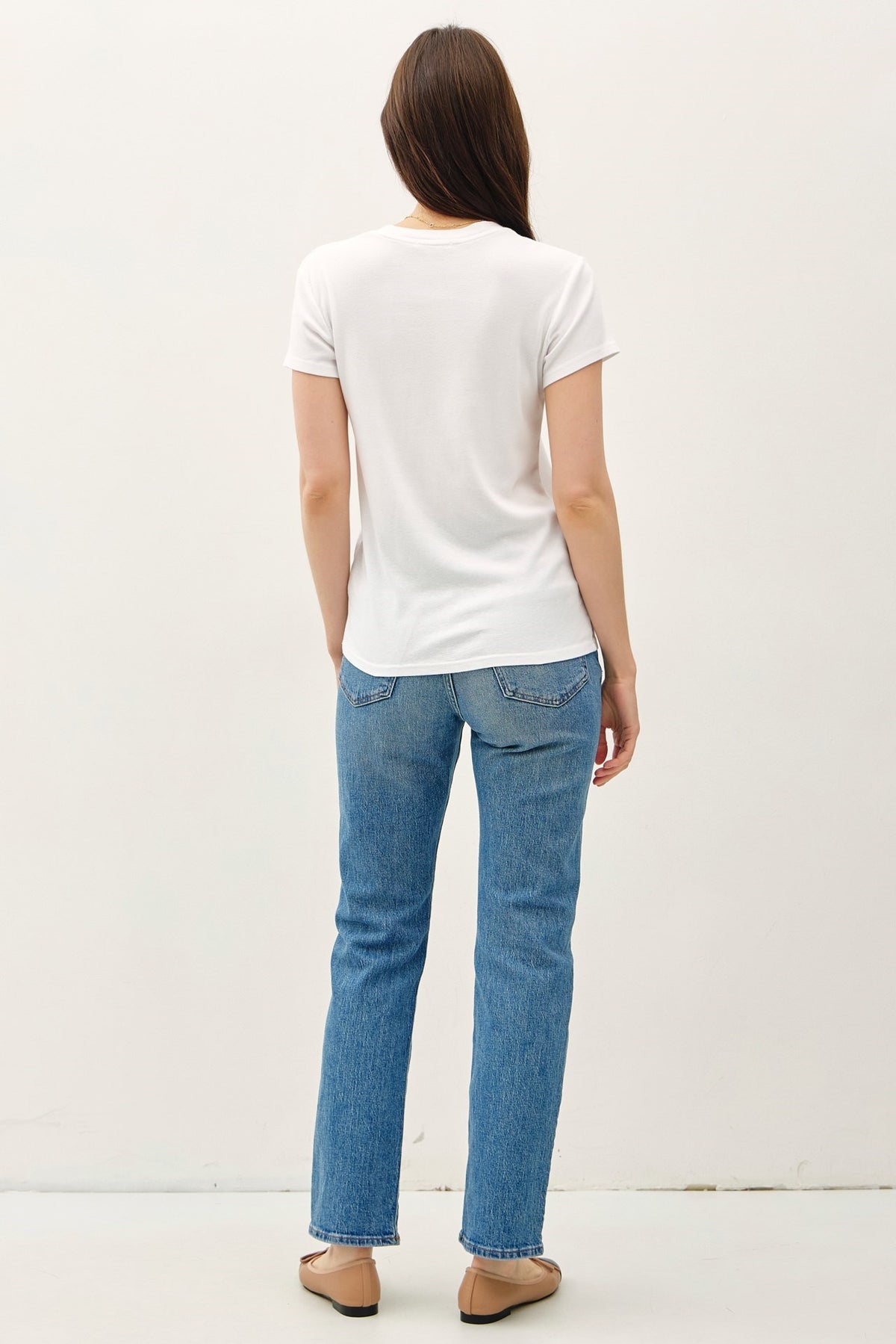 NYLAND Niala Classic V-Neck SS Slim Tee