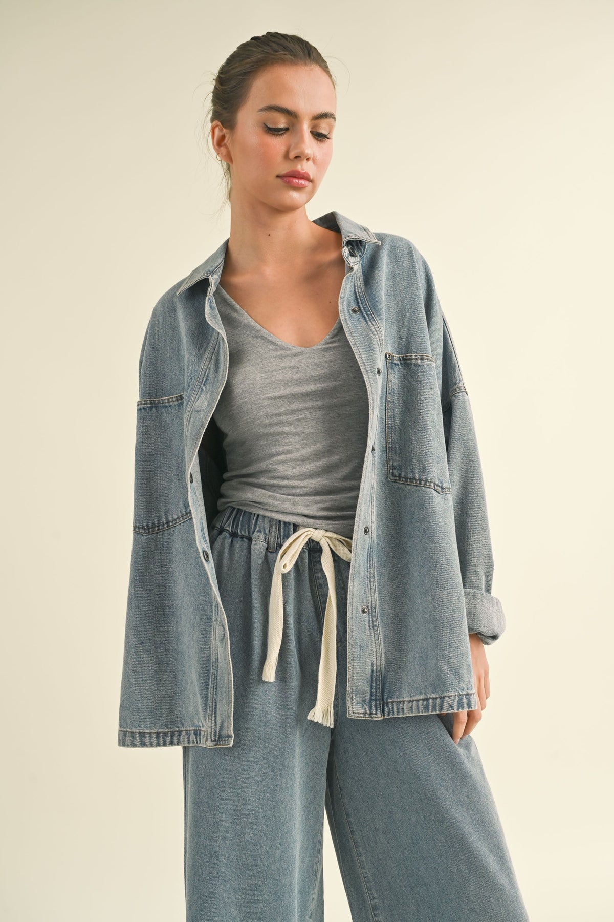 NYLAND Mila Denim Shacket