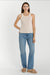 NYLAND Beverly Ribbed Multi Striped Tank Top Red Multi