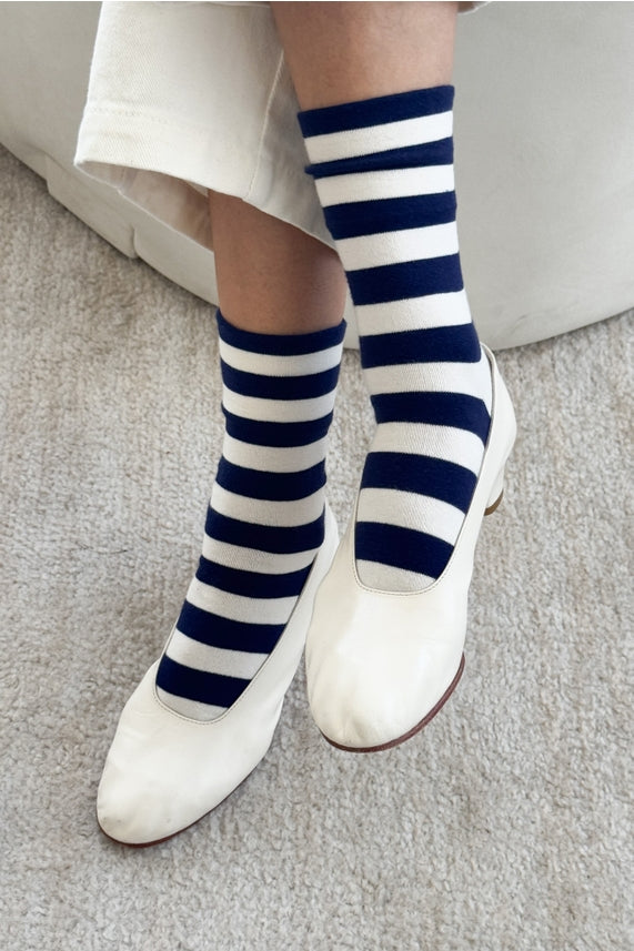 Le Bon Shoppe Wally Socks Wide Navy