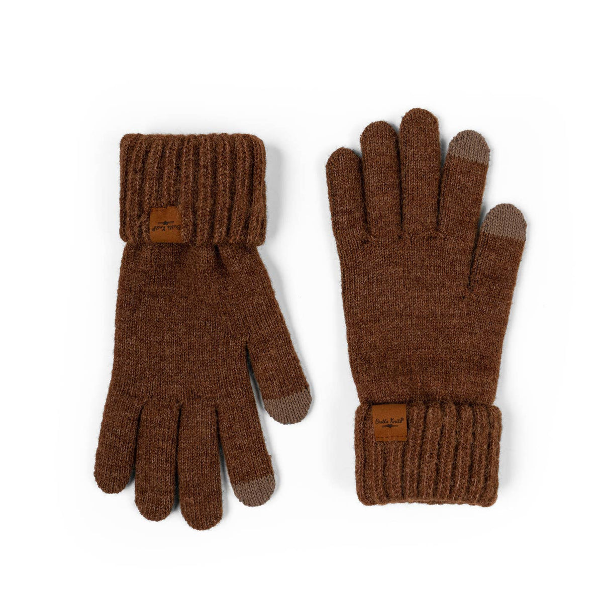 DM Merchandising Britt&#39;s Knits Mainstay Gloves Brown