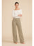 Lucy Paris Diana Wide Leg Pant Sage