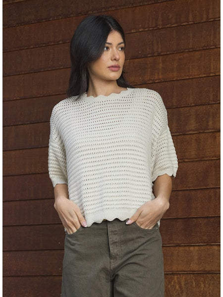 Stitches &amp; Stripes Izzy Top Clay