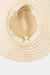 NYLAND Echo Straw Braided Ribbon Strap Sun Hat ivory
