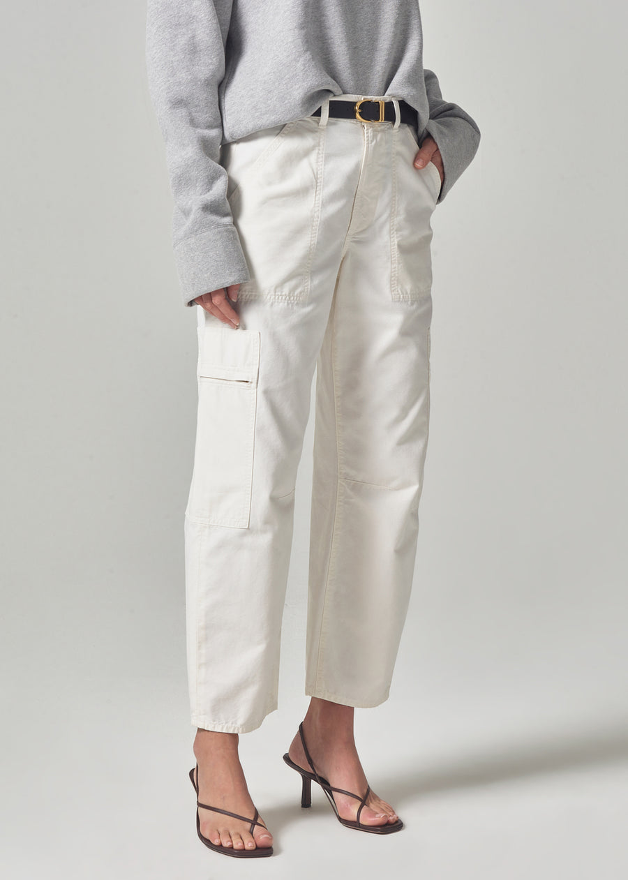 Citizens of Humanity Marcelle Low Slung Cargo in Sateen Night Flight 30