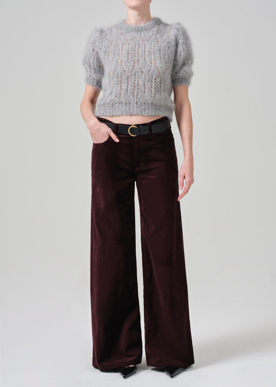 Citizens of Humanity Lolli Mid Rise Baggy Velvet