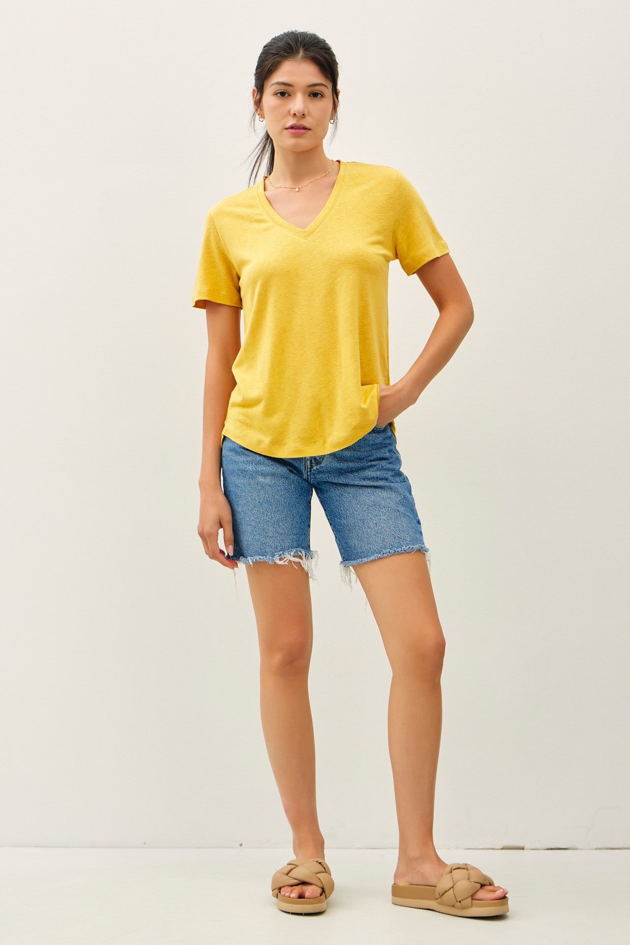 NYLAND Beatrix Ultra Soft V-Neck T-Shirt