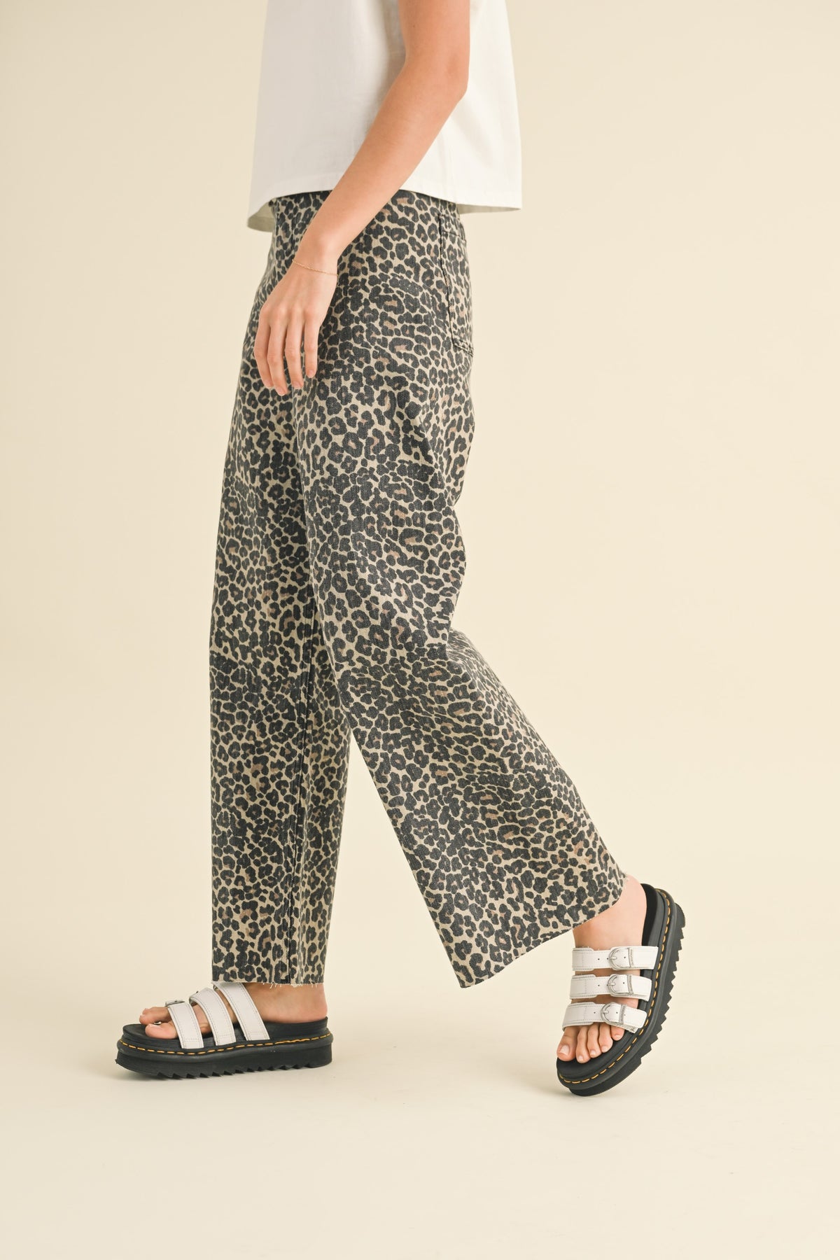 NYLAND Inna Leopard Print Pants
