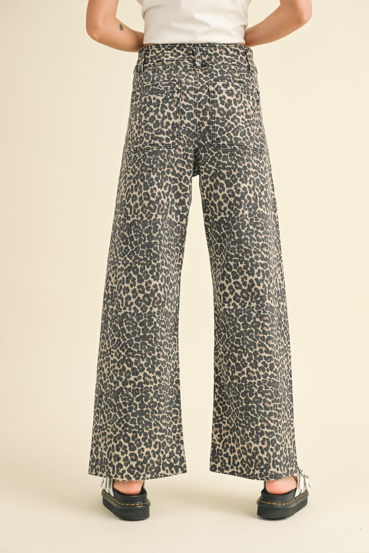 NYLAND Inna Leopard Print Pants