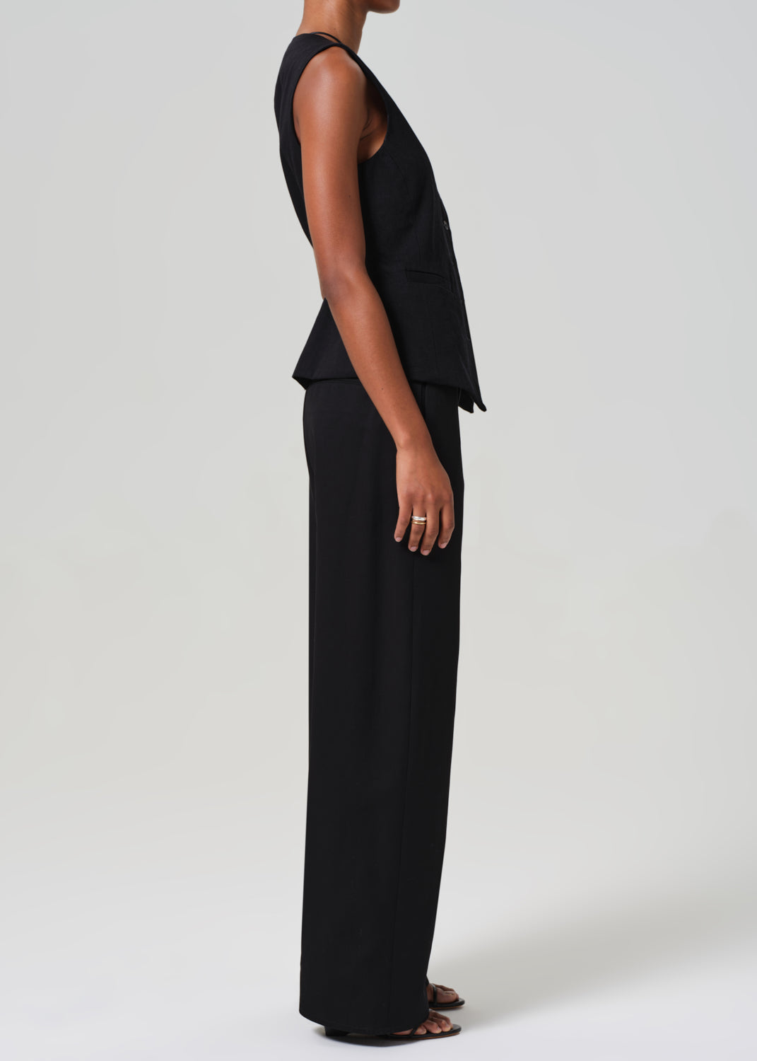 Citizens of Humanity Ayla Polish Trouser in Black