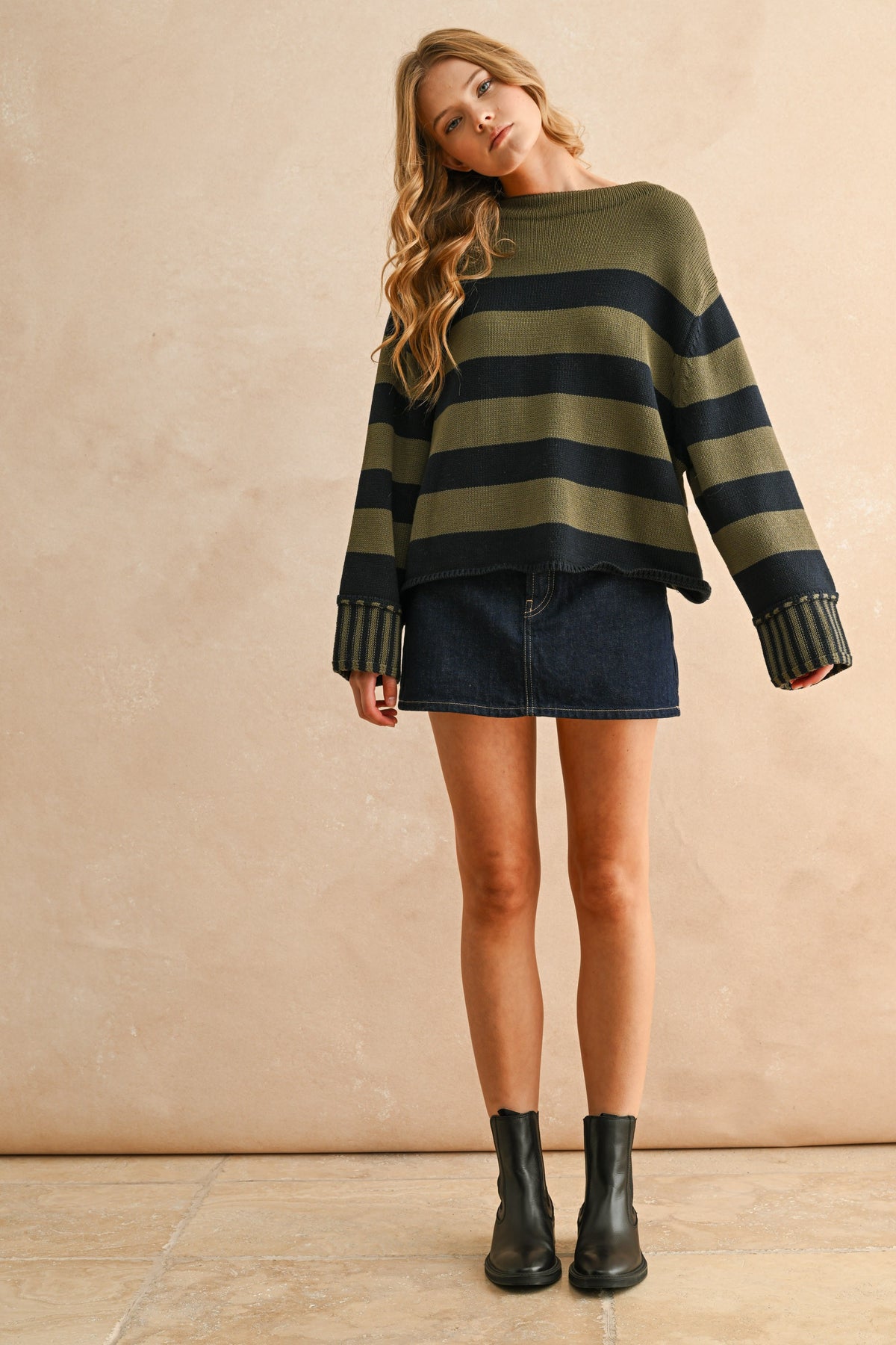 NYLAND Tanya Striped Sweater