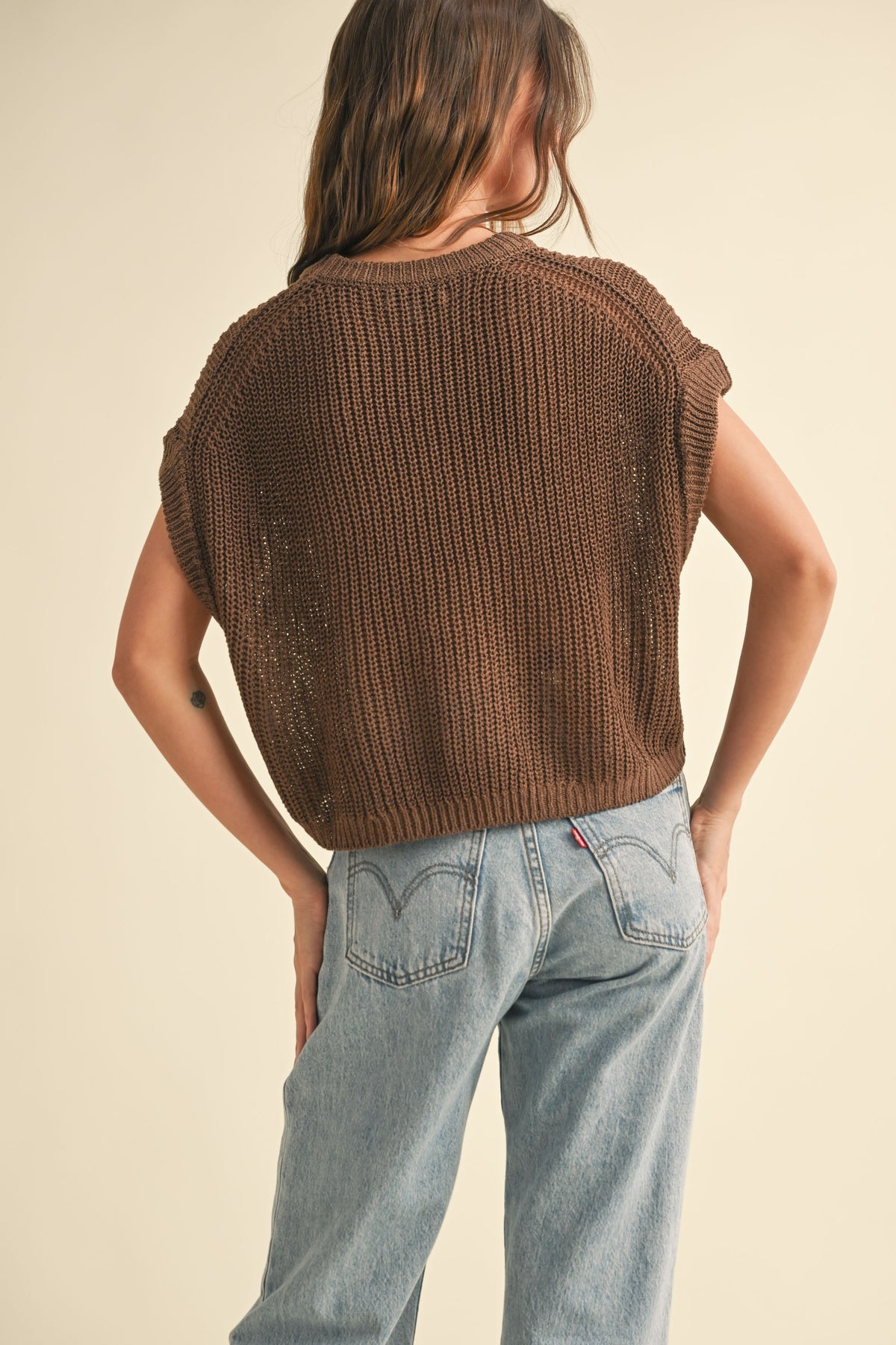 NYLAND Ivet Dolman Sleeve Knitted Top