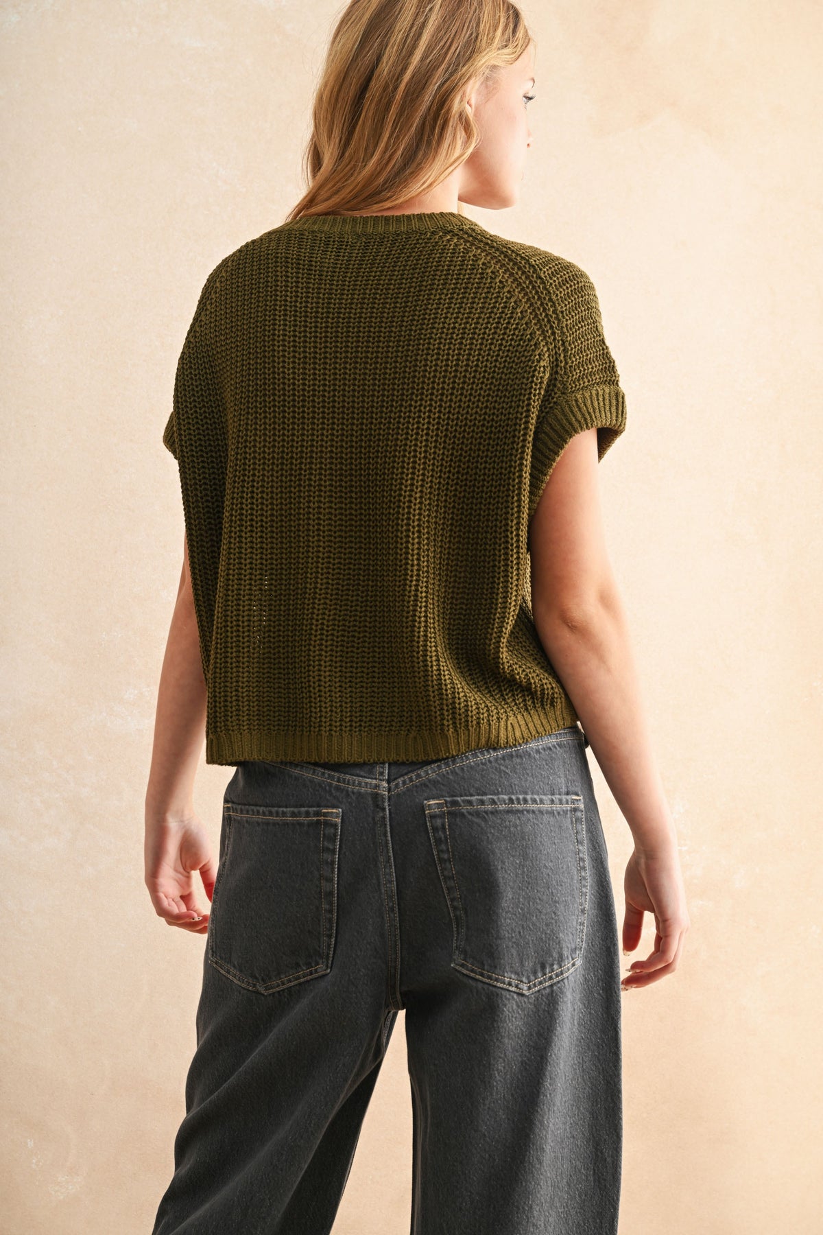 NYLAND Ivet Dolman Sleeve Knitted Top