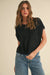 NYLAND Ivet Dolman Sleeve Knitted Top Black