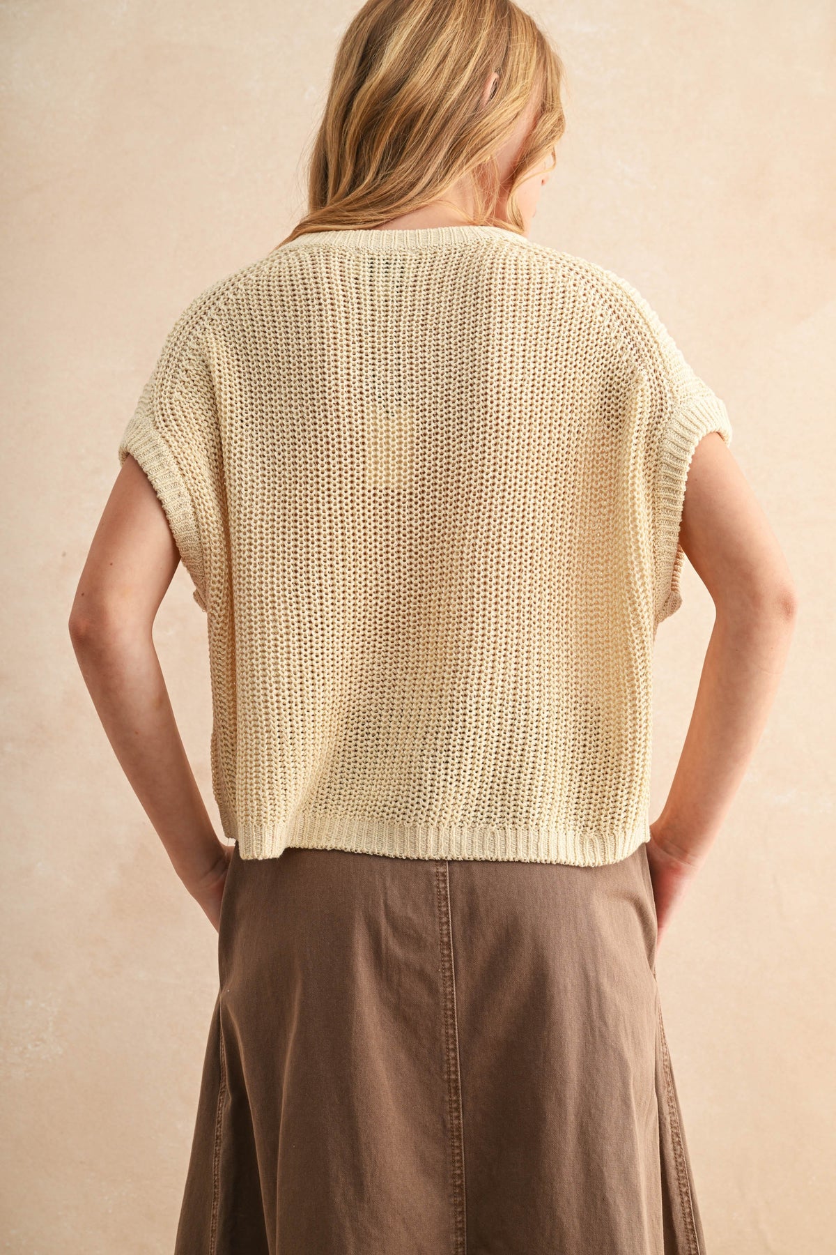 NYLAND Ivet Dolman Sleeve Knitted Top