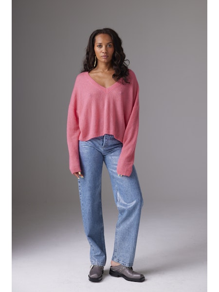 Colorush (C-RUSH) Amara Mojave Deep V in Cerise
