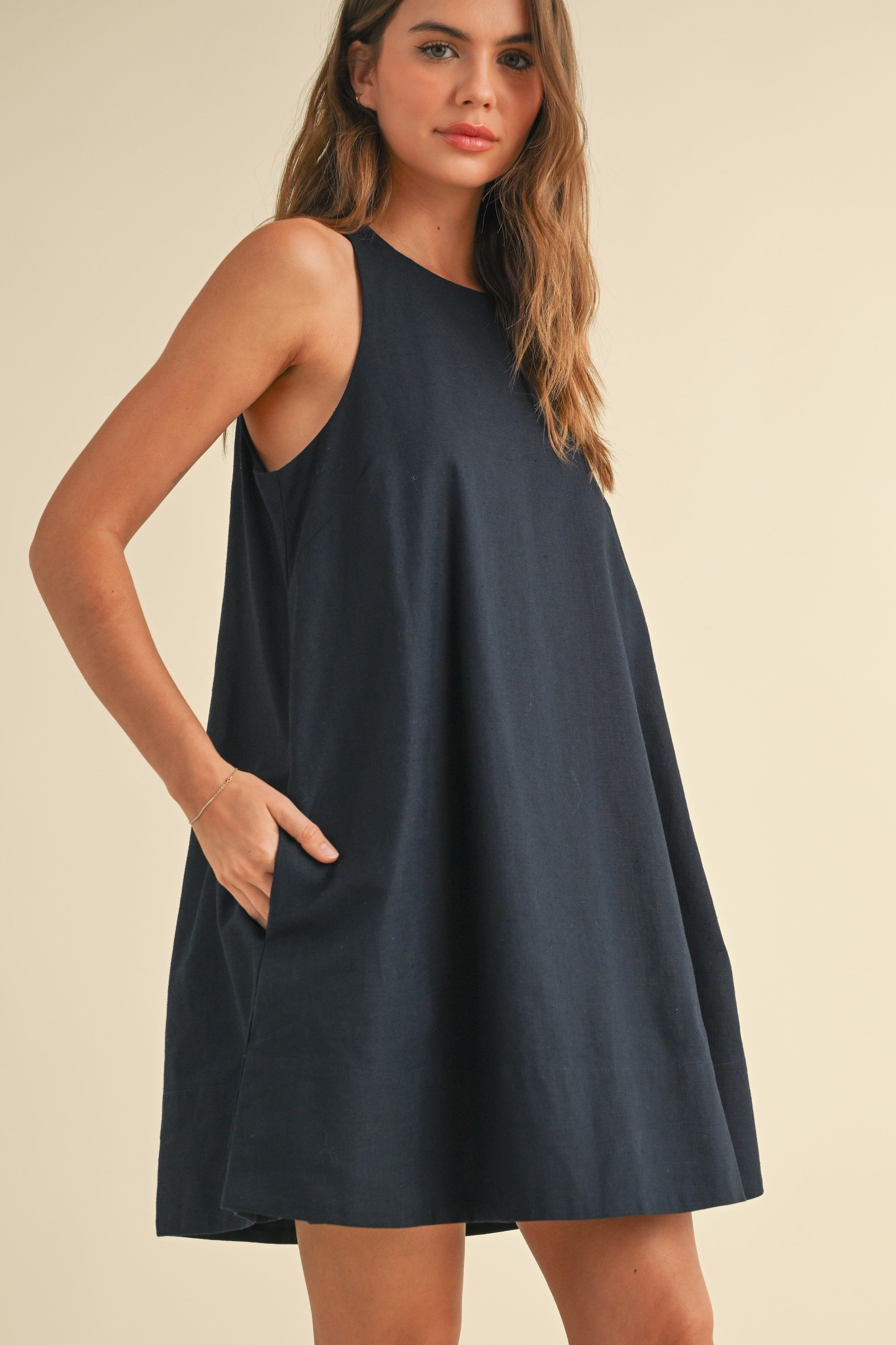 NYLAND Iona Sleeveless A Line Dress w/ Pocket
