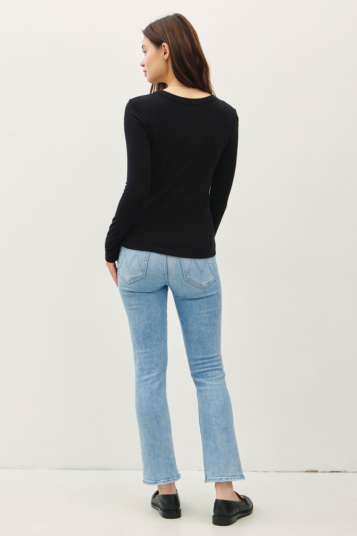 NYLAND Elisa Round Neck L/S Knit Top