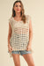 NYLAND Martha Round Neck Net Top