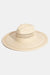 NYLAND Tove Boho Flat Brim Straw Hat