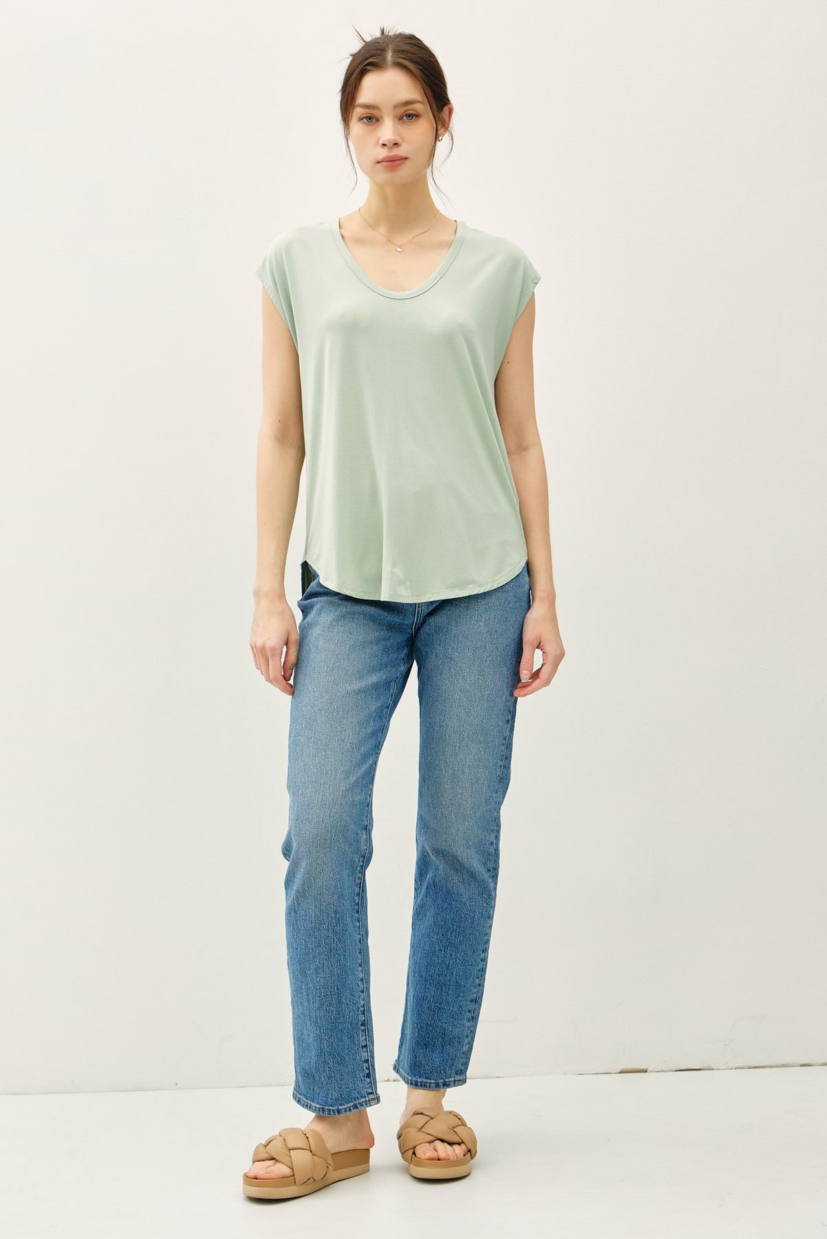 NYLAND Elanor Cap Sleeve Tee