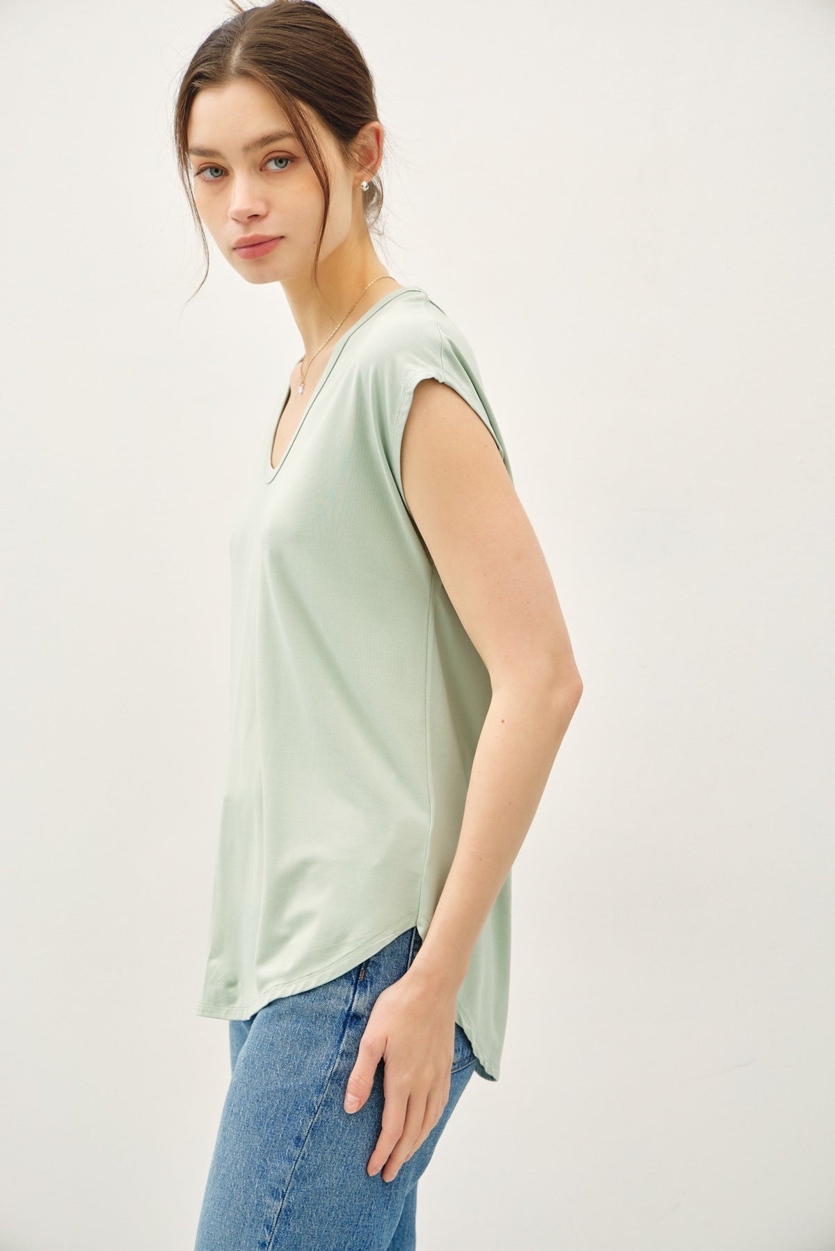NYLAND Elanor Cap Sleeve Tee