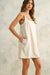 NYLAND Ora Linen Sleeveless Piping Detail Dress