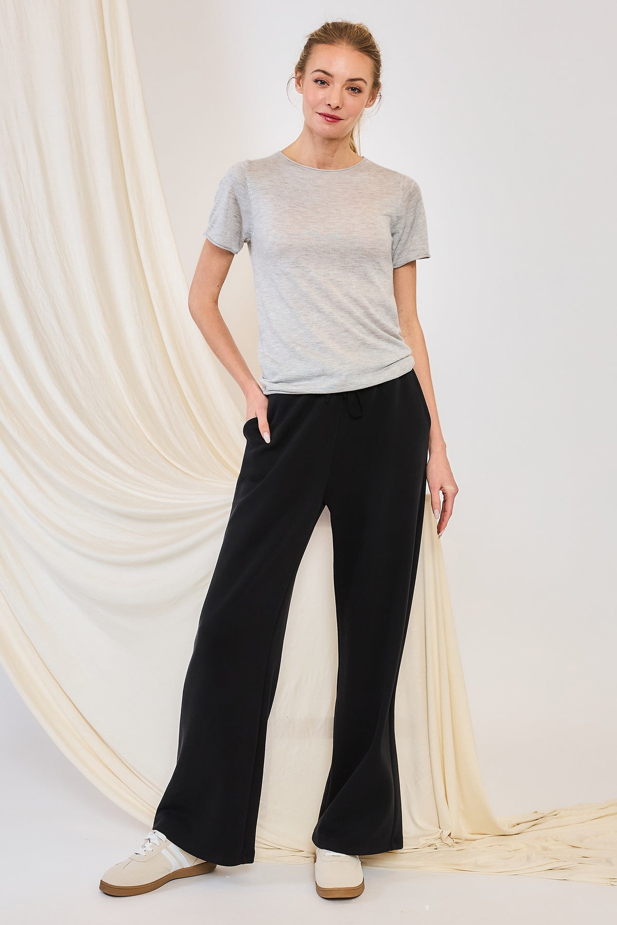 NYLAND Isa Classic Round Neck Knit Tee