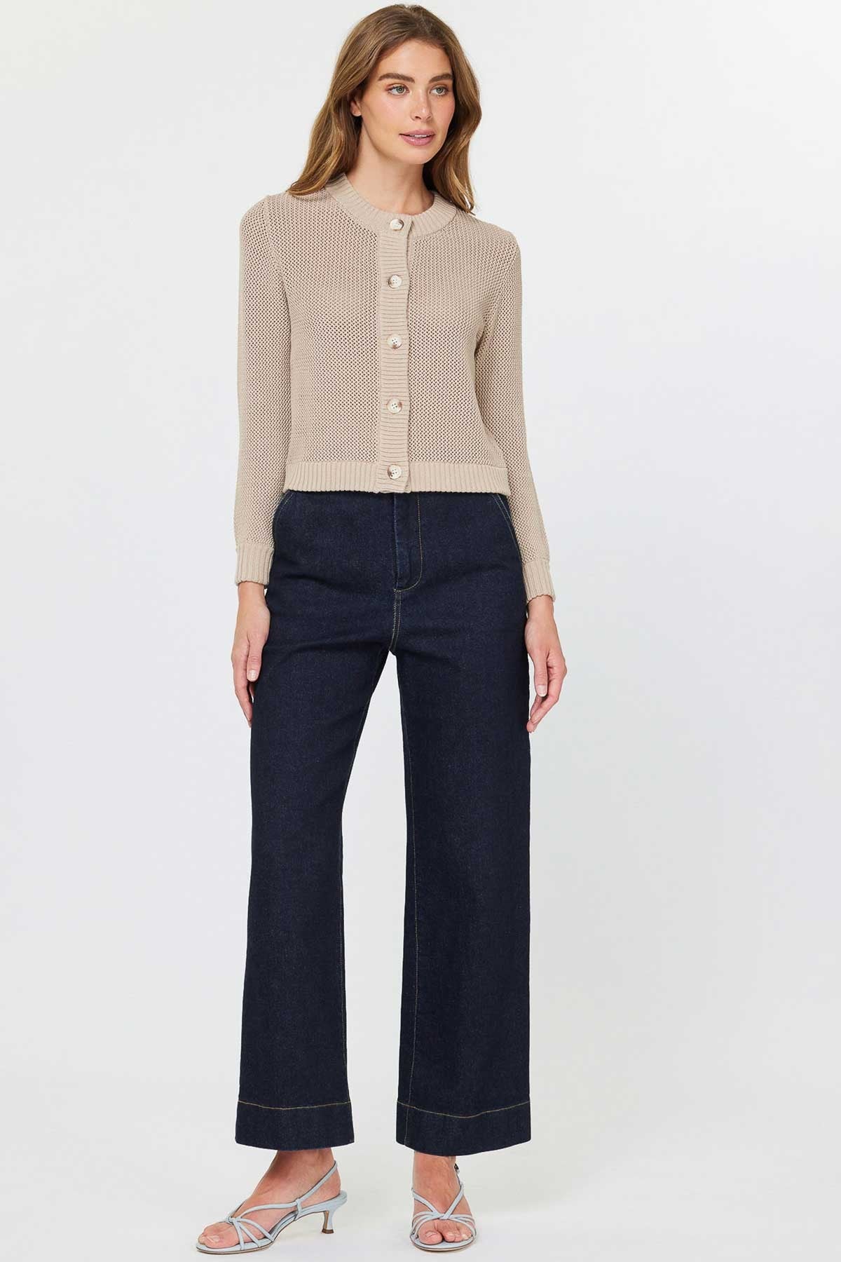 NYLAND Evaine Long Sleeve 5-Button Cardigan