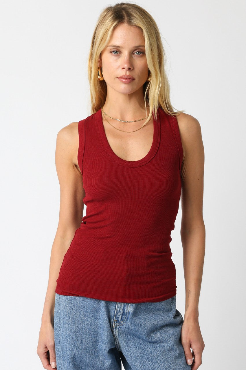 NYLAND Kelsey Tank Top Scarlet