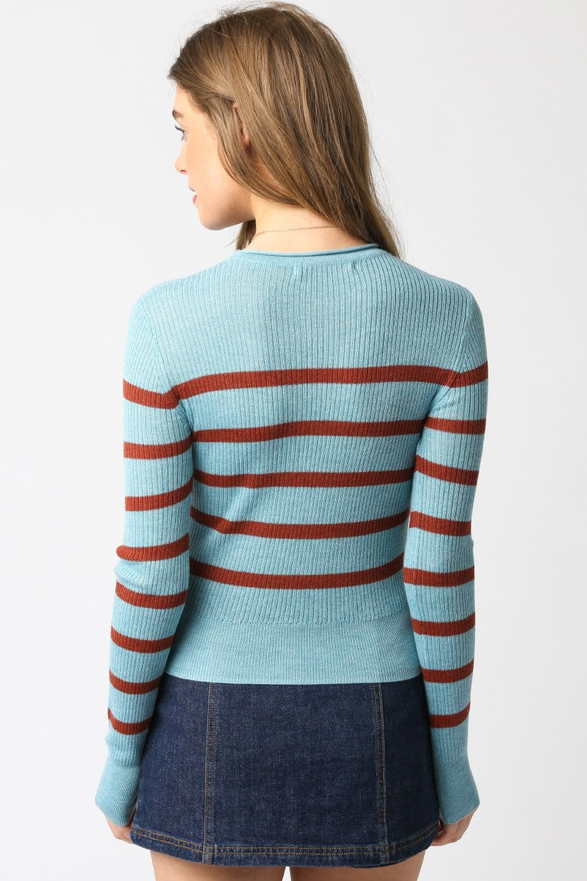 NYLAND Khiara Stripe Knit Top