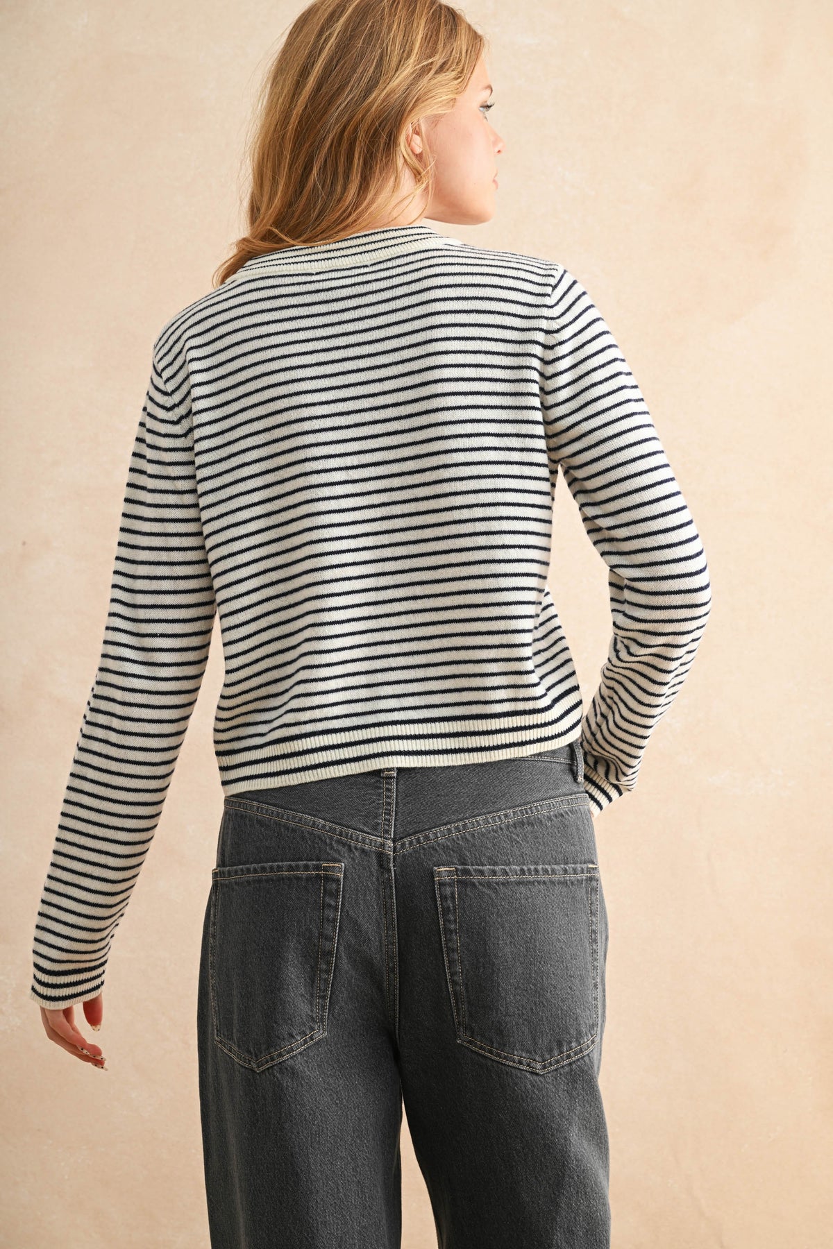 NYLAND Desdemona Striped Sweater Top