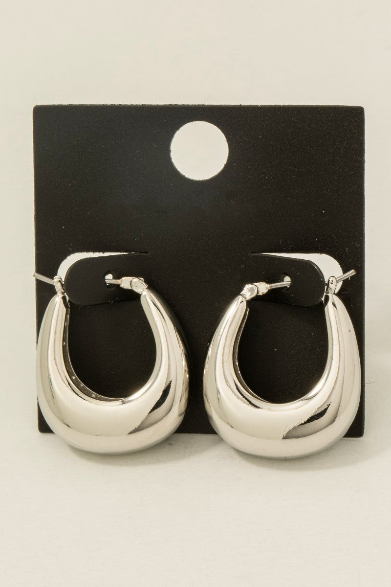 ADORN Arianna Graduated Latch Hoop Earrings
