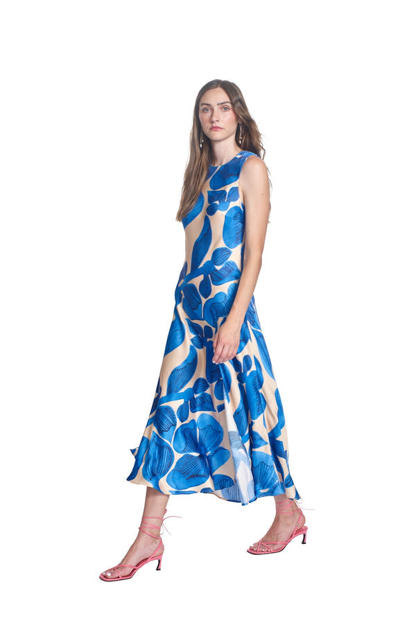 COREY LYNN CALTER Pilar Dress Blue