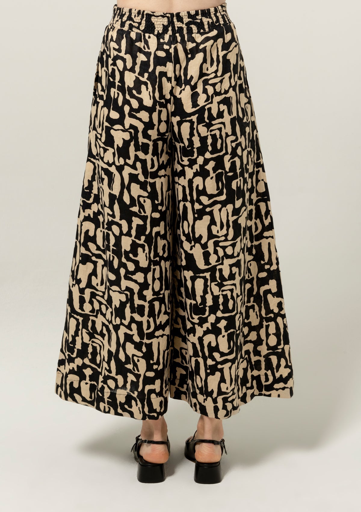 BEL KAZAN Atlas Pant in Cream Sahara