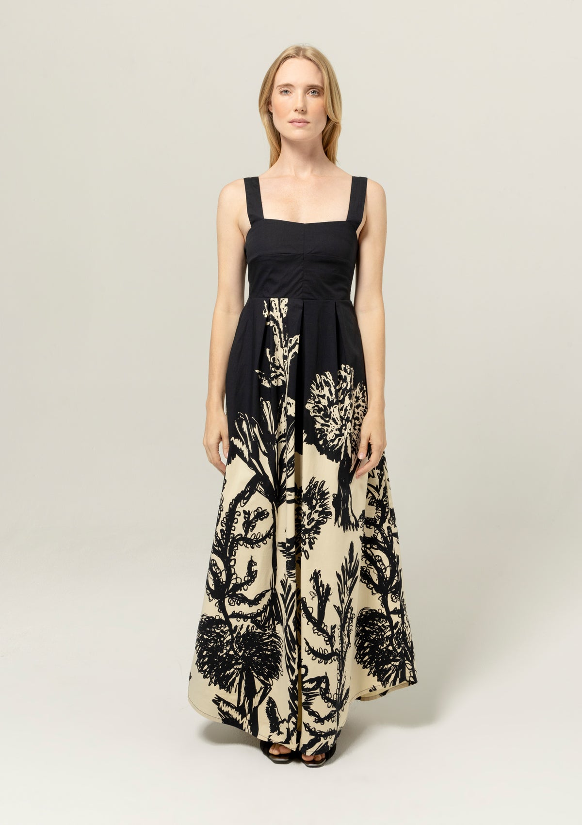 BEL KAZAN Janie Dress in Midnight Lagoon