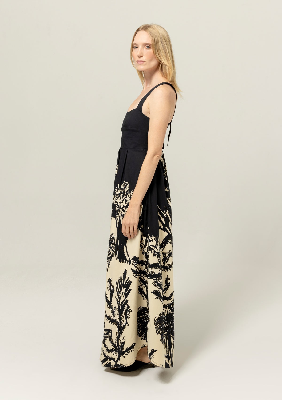 BEL KAZAN Janie Dress in Midnight Lagoon