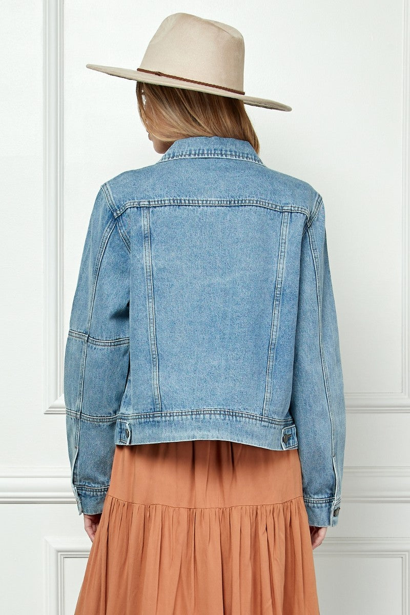 NYLAND Vayda Cropped Denim Jacket