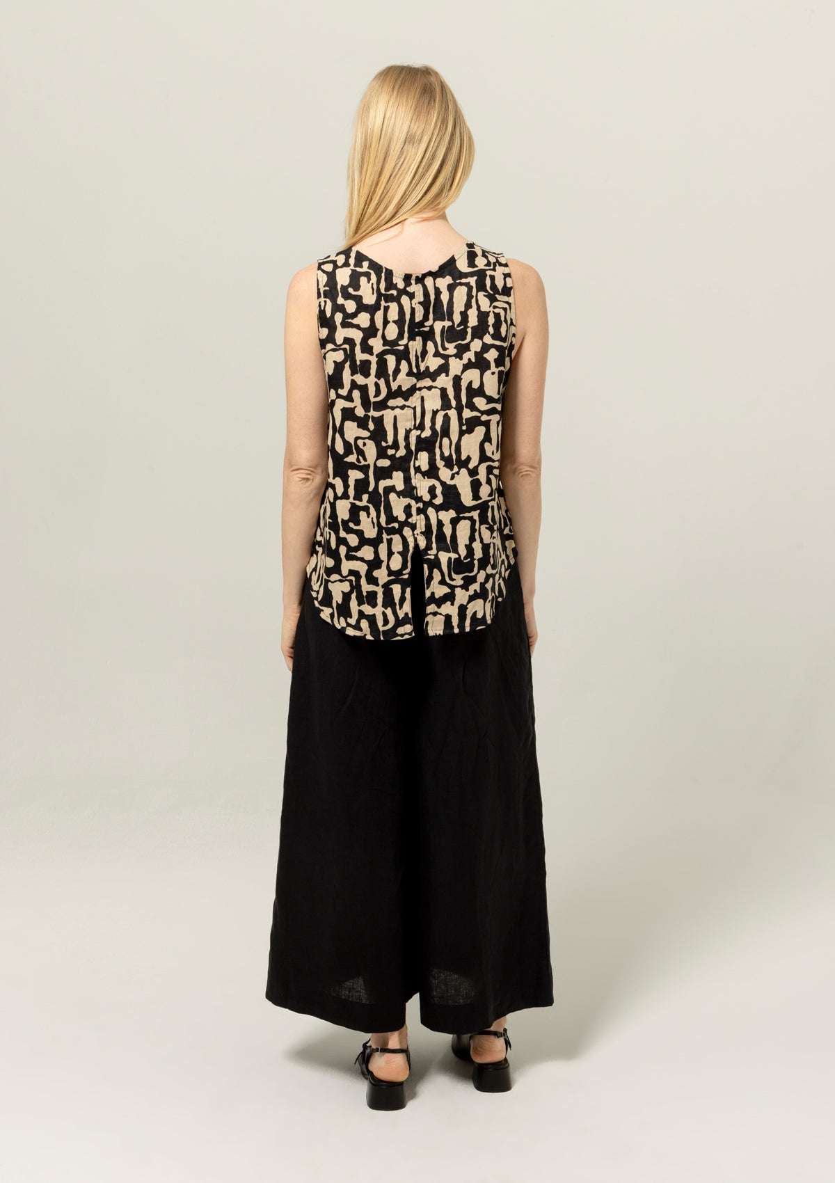 BEL KAZAN Lyra Top in Cream Sahara