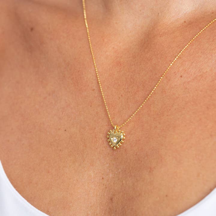 SAHIRA Courtney Heart Necklace