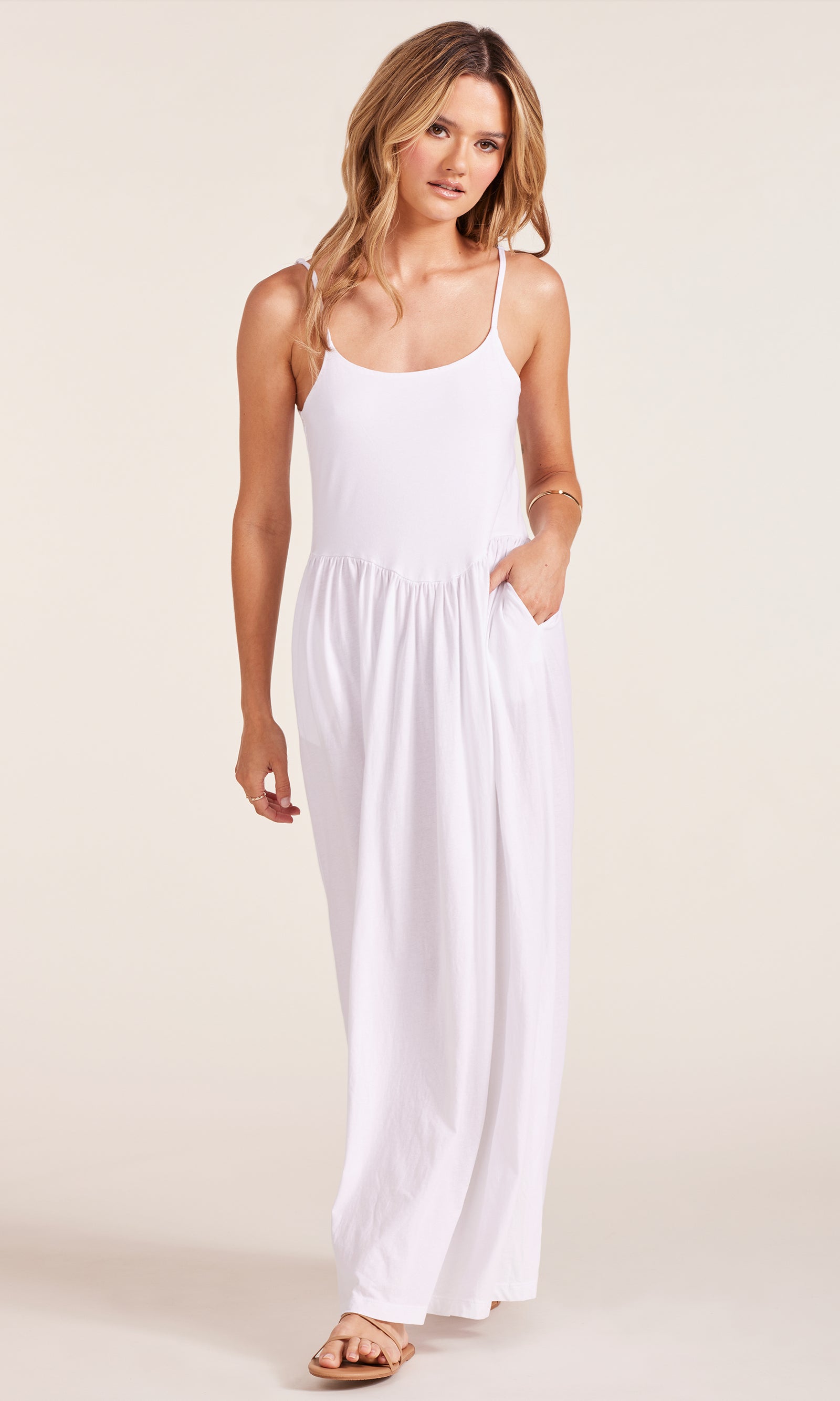 Bobi Drop Waist Dress